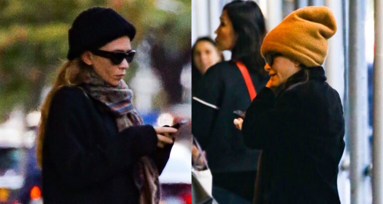 Mary-Kate & Ashley Olsen Bundle Up Whereas Leaving Their Workplace in NYC