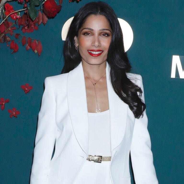 Why Freida Pinto Is “Confused” About Halloween With Son Rumi-Ray