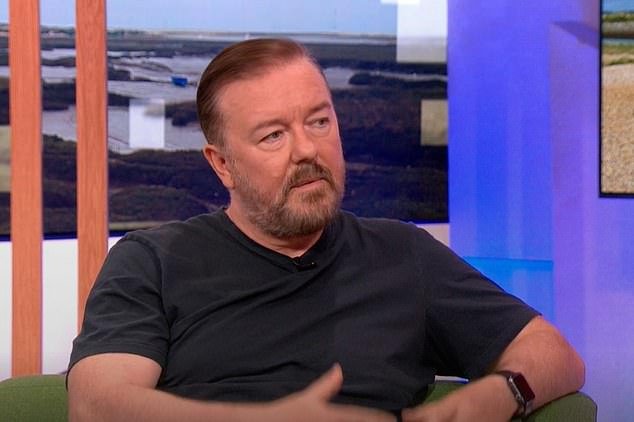 Ricky Gervais reveals that James Corden reached out to apologise after copying his joke