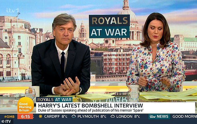 Richard Madeley slams Prince Harry for denying racism accusations