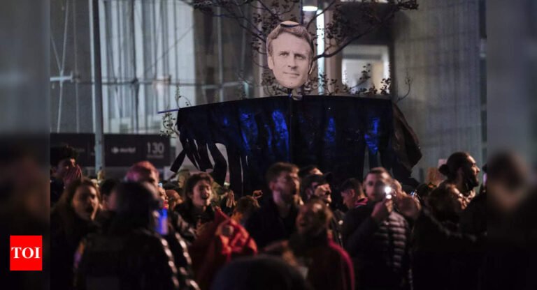 Emmanuel Macron faces vote of no confidence amid protest over reform plan