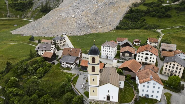Slender escape for Swiss village as enormous rock slide stops simply in need of college constructing | World Information