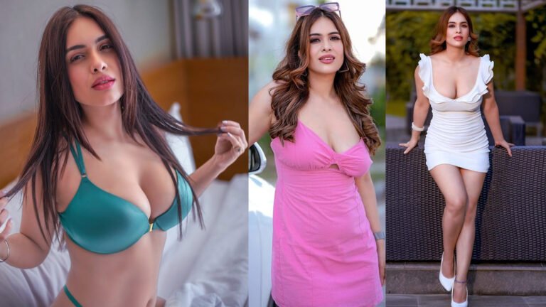 Neha Malik flaunts her curves in a pink gown