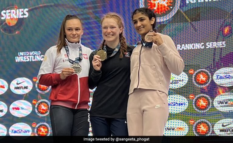 Sangeeta Phogat Wins Bronze At Hungary Rating Collection Wrestling Occasion