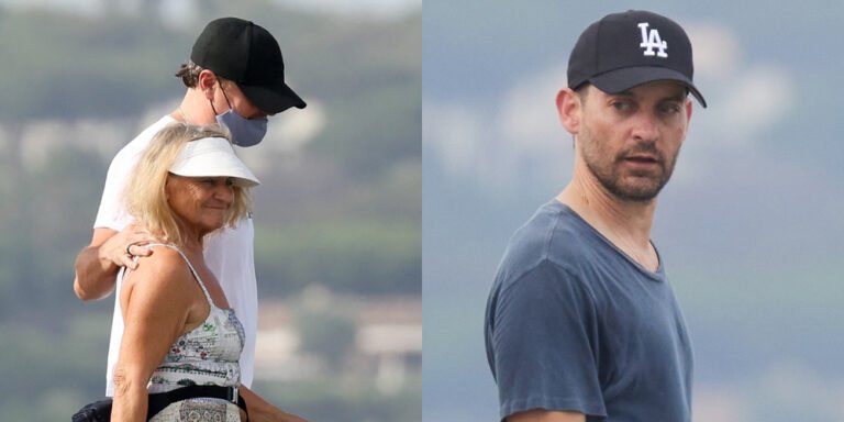 Leonardo DiCaprio Brings Mother Irmelin to Membership 55 in Saint-Tropez With Tobey Maguire | Irmelin Indenbirken, Leonardo DiCaprio, Tobey Maguire | Simply Jared: Superstar Information and Gossip