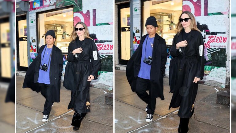 Angelina Jolie and Son Pax Noticed at Her Trend Model Retailer!