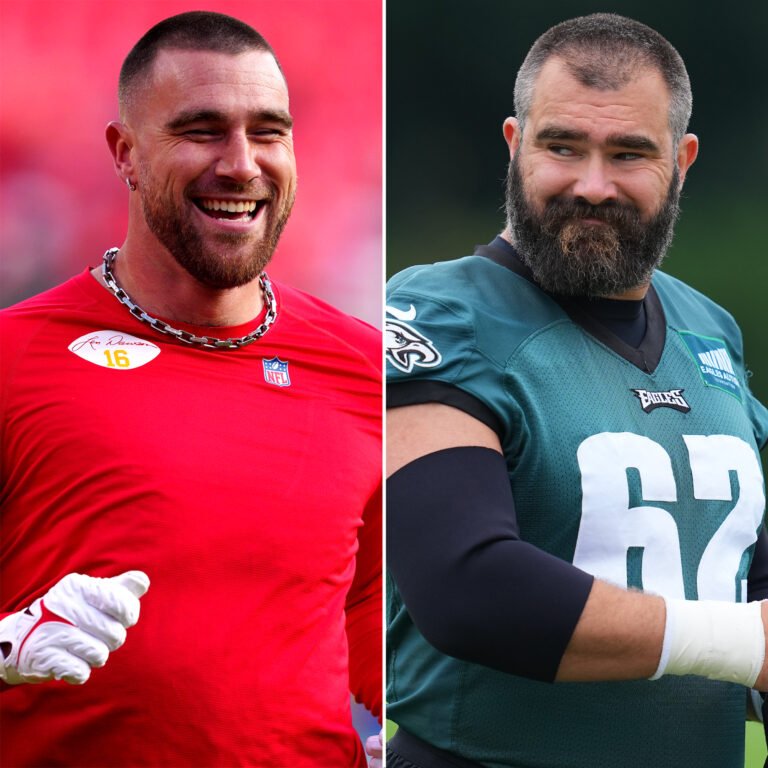 Travis Kelce Inquires About Jason Kelce Preserving His Shirt On Throughout AFC Championship