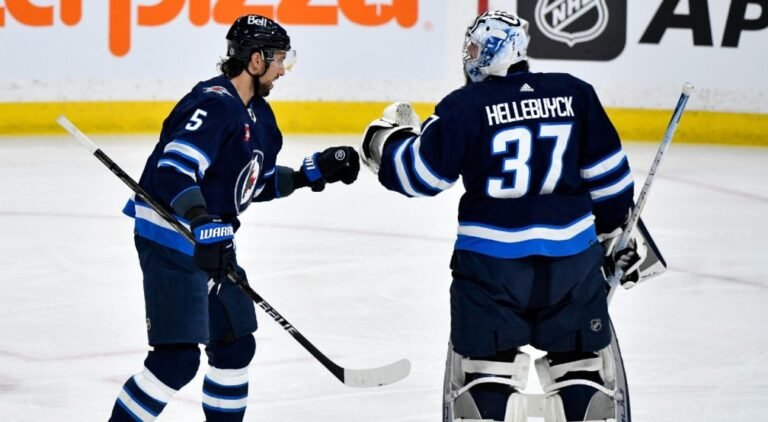 First-place Jets clean Blue Jackets, lengthen level streak to 13