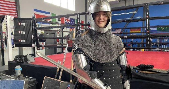 Calgary-area teen going to ‘actually cool’ world medieval fight championship – Calgary